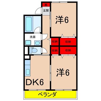 間取図 ハイツウッドワン