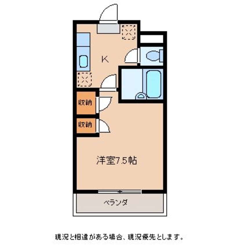 間取図 飯田線（長野県内）/桜町駅 徒歩10分 3階 築28年