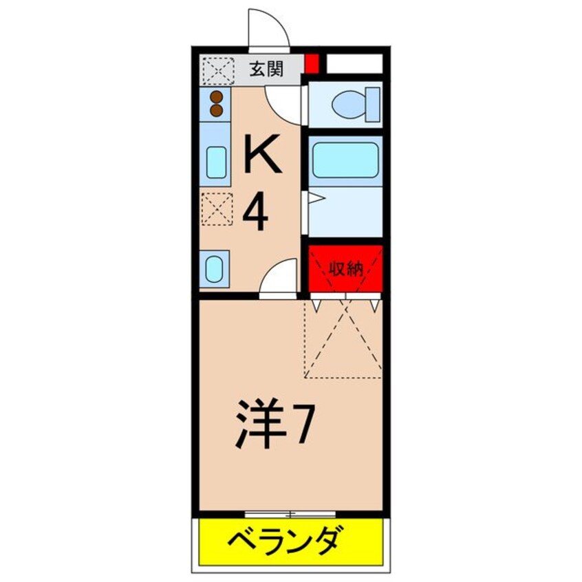 間取図 コーポあるば