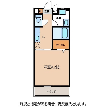間取り図 コリーヌ・ヴィラージュ