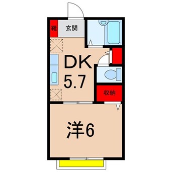 間取図 フレグランスハーモニー