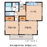 ワイエムコーポ 2DKの間取り