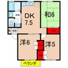 フロムパート3 3DKの間取り