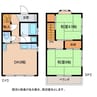 光ハウス 2DKの間取り