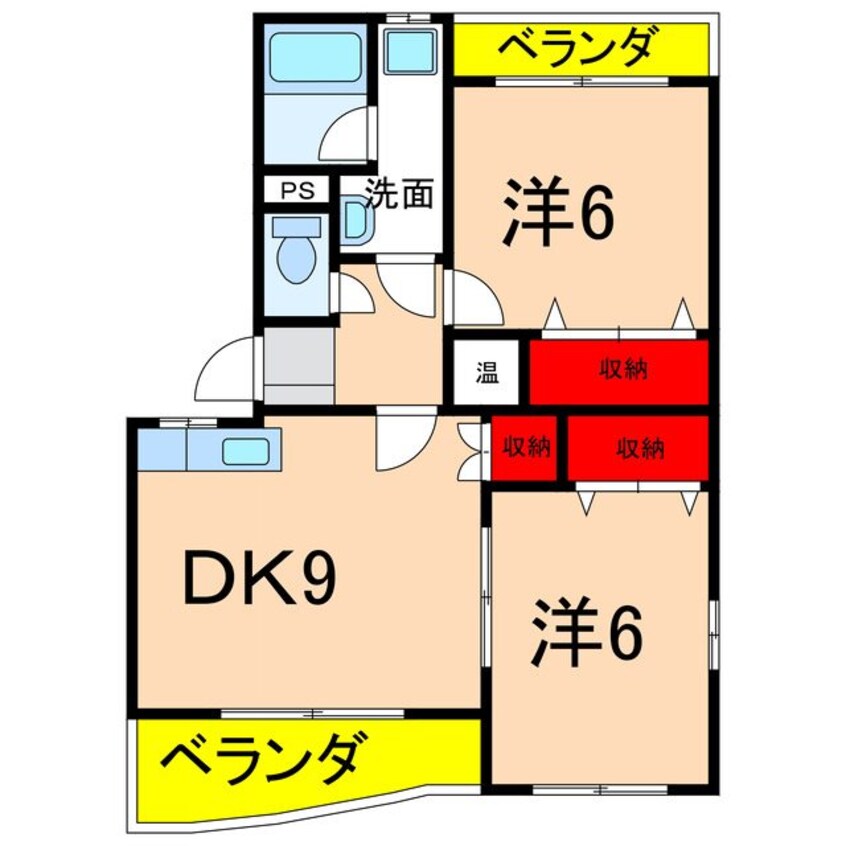 間取図 ガーデンハイム樗3番館