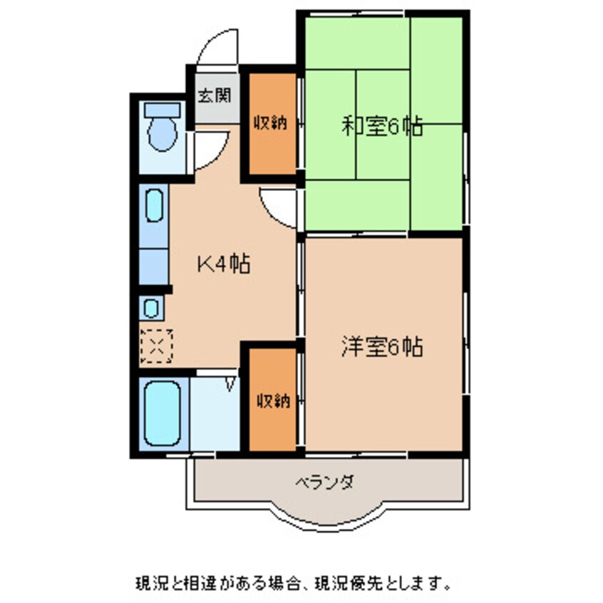 間取図 下山コーポ