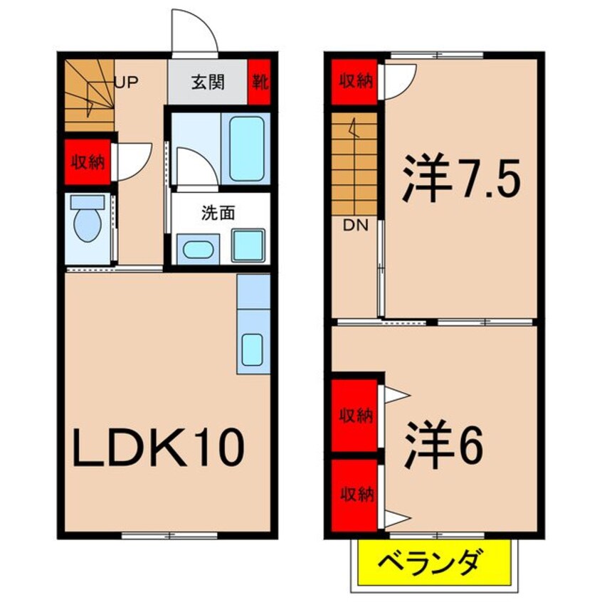 間取図 ブランシェ桐林Ｂ