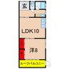 桃園荘 1LDKの間取り