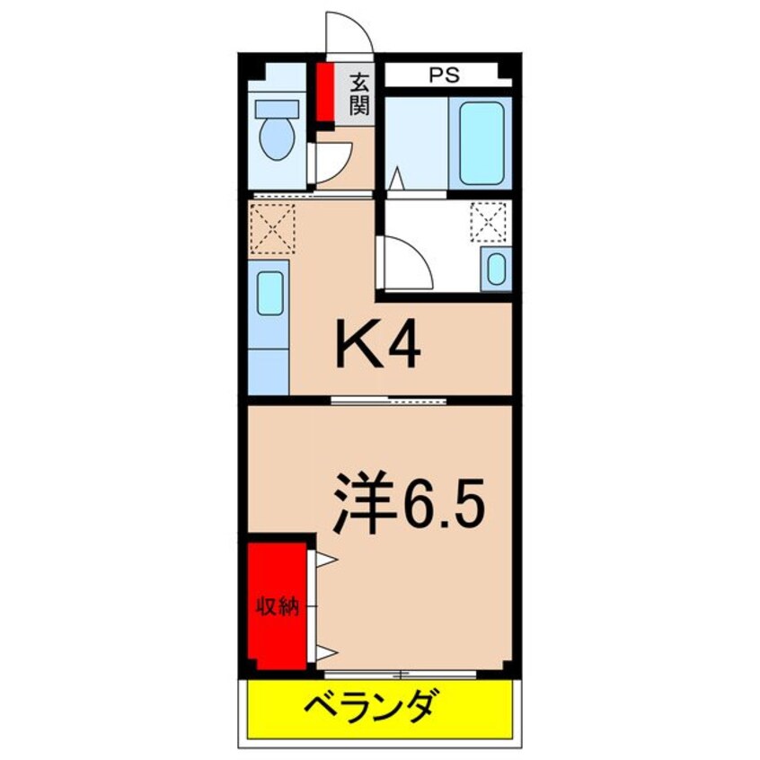 間取図 コーポラス　プリモ