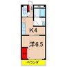 コーポラス　プリモ 1Kの間取り