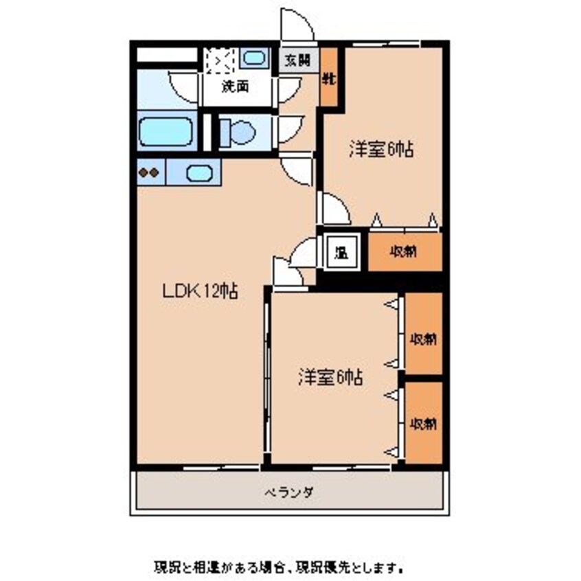 間取図 メゾン殿岡　I