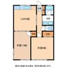 仁木ハイツ 2DKの間取り