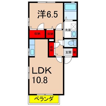 間取図 コモンコート東中央