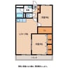メゾン・ド・エース 2LDKの間取り
