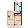 ジラソーレ雅 1LDKの間取り