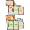 松尾代田戸建住宅 6LDK+Sの間取り
