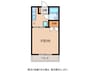 丸山コーポII 1Kの間取り