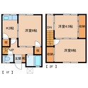 平栗アパート8・10の間取図