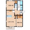 BelleFleur 2LDKの間取り