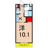 ラフィネ新井 1Kの間取り