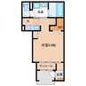 ポルトフィーノAY 1Rの間取り