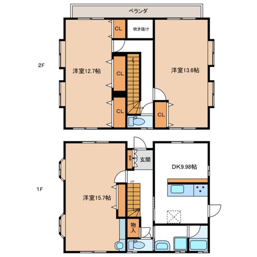間取図 別府貸家