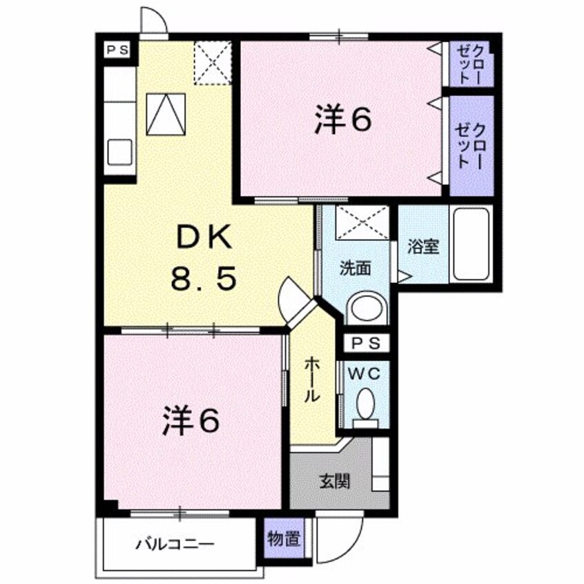 間取図 メゾンドゥリュミエール