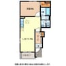 ルミエール 1LDKの間取り