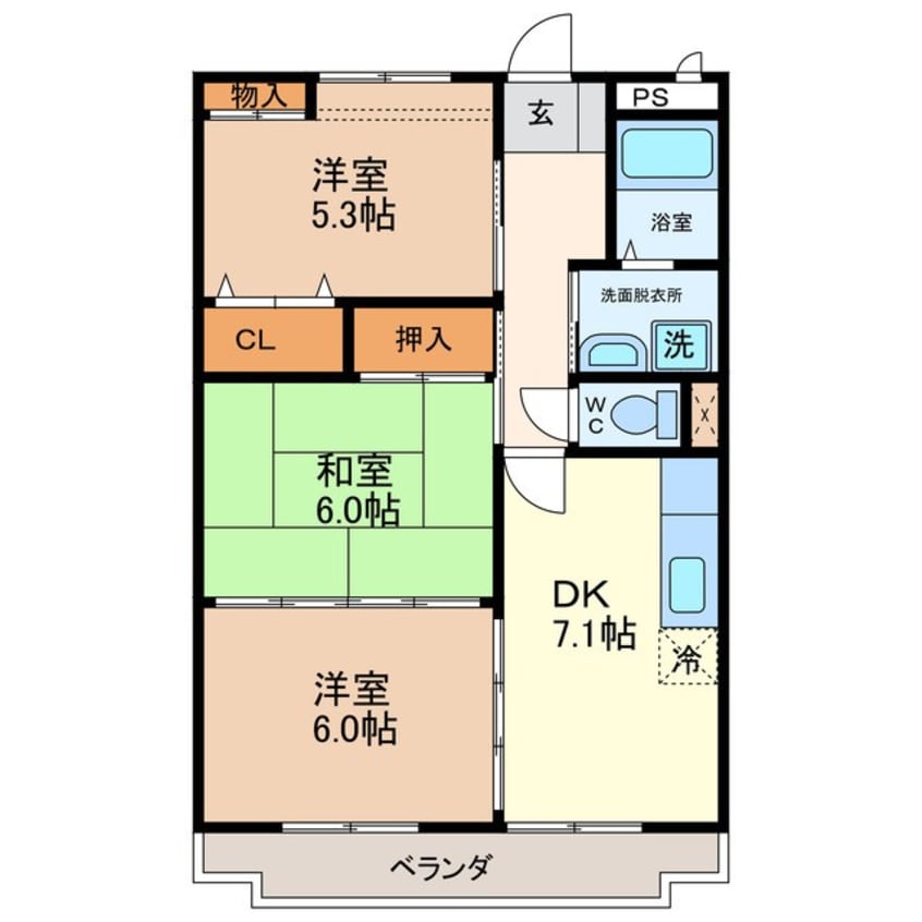 間取図 リンピア浅間