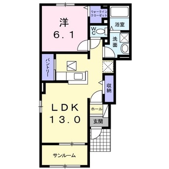 間取図 小海線<八ケ岳高原線>/北中込駅 徒歩17分 1階 築10年