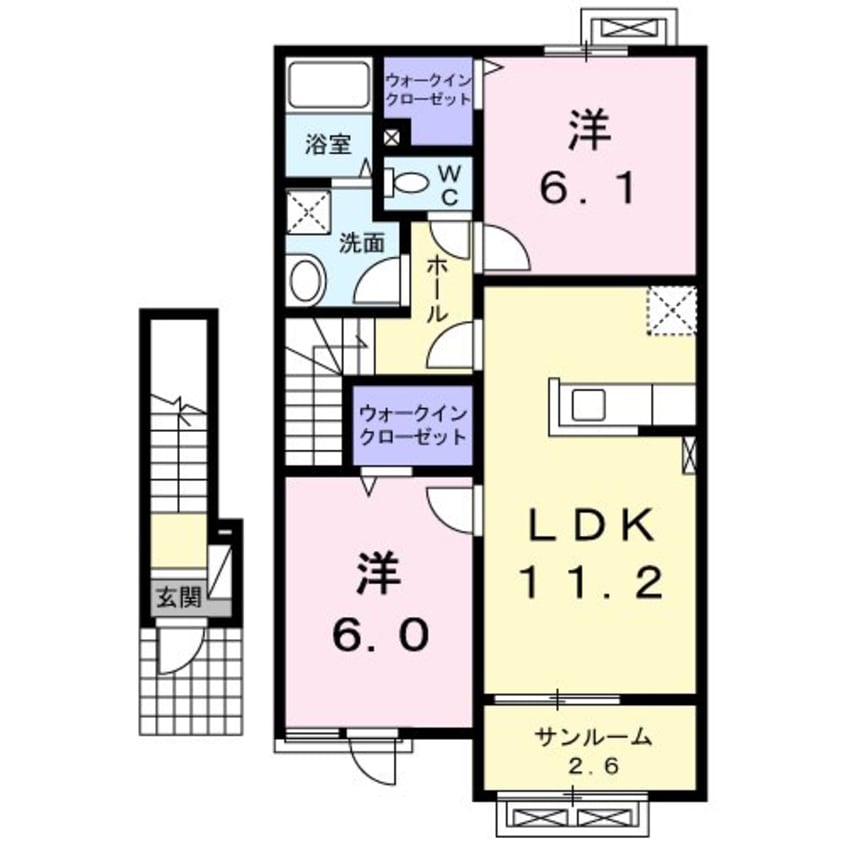 間取図 リバティーヒルズI