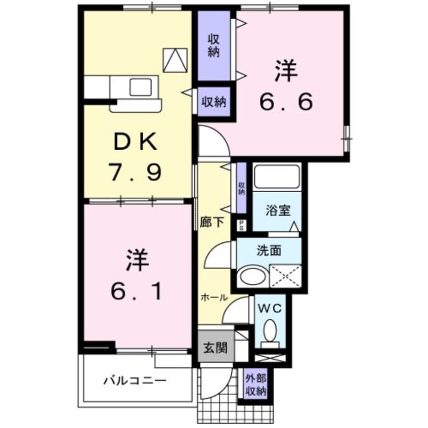 間取図 グラン・アヴェニールI