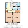 セジュールエクセル 2Kの間取り