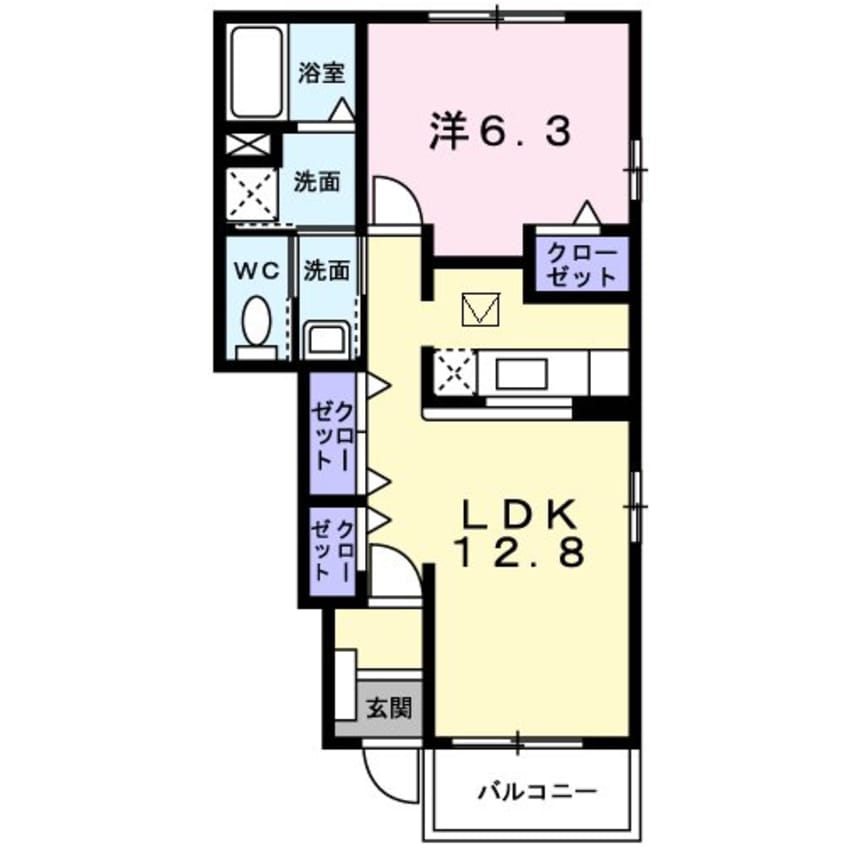 間取図 プリムローズ