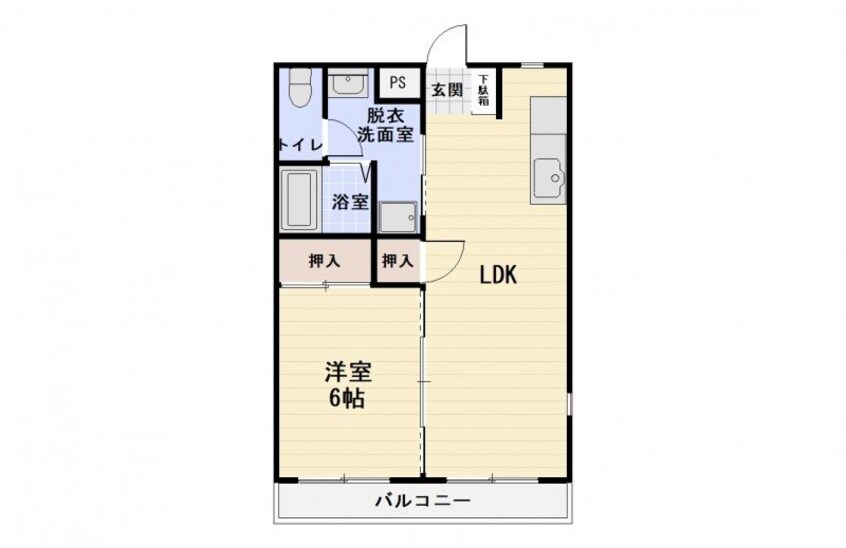 間取図 ツインパレスコイズミG