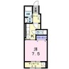 バークレー 1Kの間取り