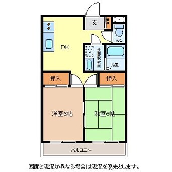 間取図 小海線<八ケ岳高原線>/東小諸駅 徒歩10分 3階 築32年