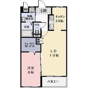 間取り図 フラッツ幸Ｂ