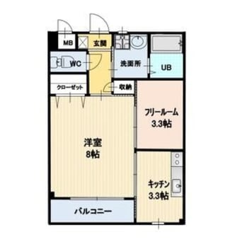 間取図 メゾンド・ラレーヌ