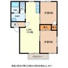 イトヤコーポ常田C 2LDKの間取り