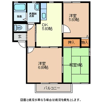 間取図 パークスクウエアＢ