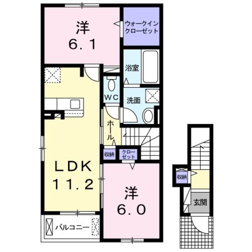 間取図 メゾン　ソレイユＳ