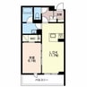 コスモメゾン 1LDKの間取り