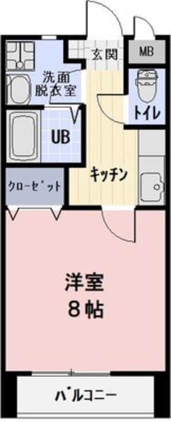 間取図 ラフィネ美里　Ｂ