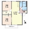 プランタンハイツＢ 2LDKの間取り