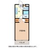 コーポセシボンS 1Kの間取り