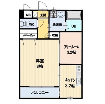 間取図 ラフィネ西軽井沢　Ａ