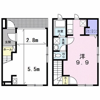 間取図 グレイス　シグマ　カルイザワＢ