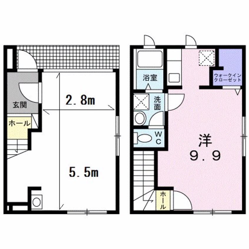 間取図 グレイス　シグマ　カルイザワＢ