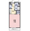 エトワール西軽井沢 1Kの間取り